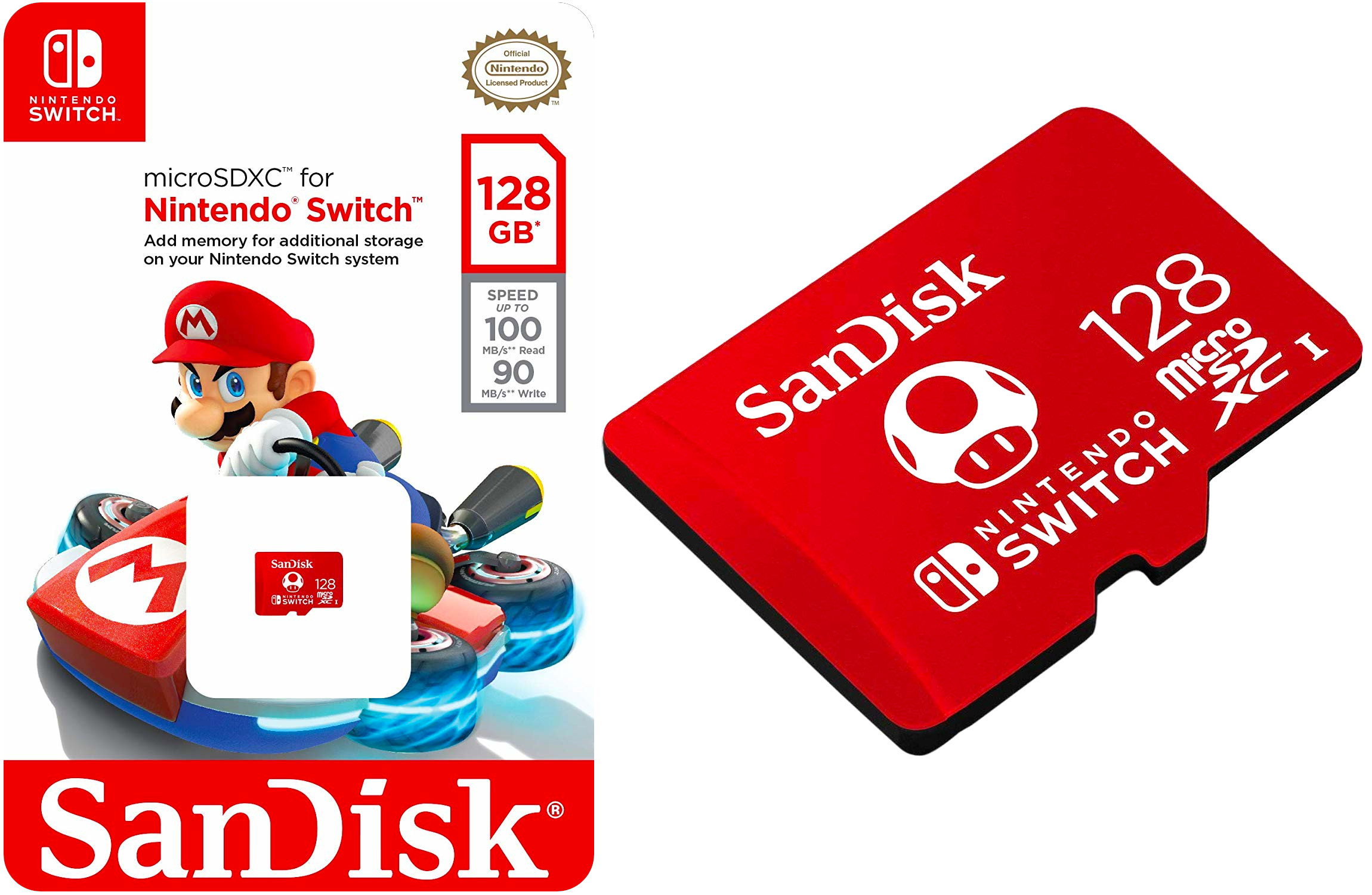 Sandisk карта памяти microsdxc 128gb для nintendo switch